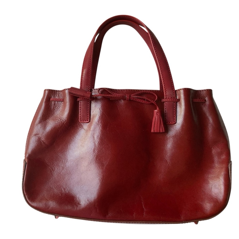MAXX NEW YORK | Red Leather Handbag and Wallet Set Brand New!